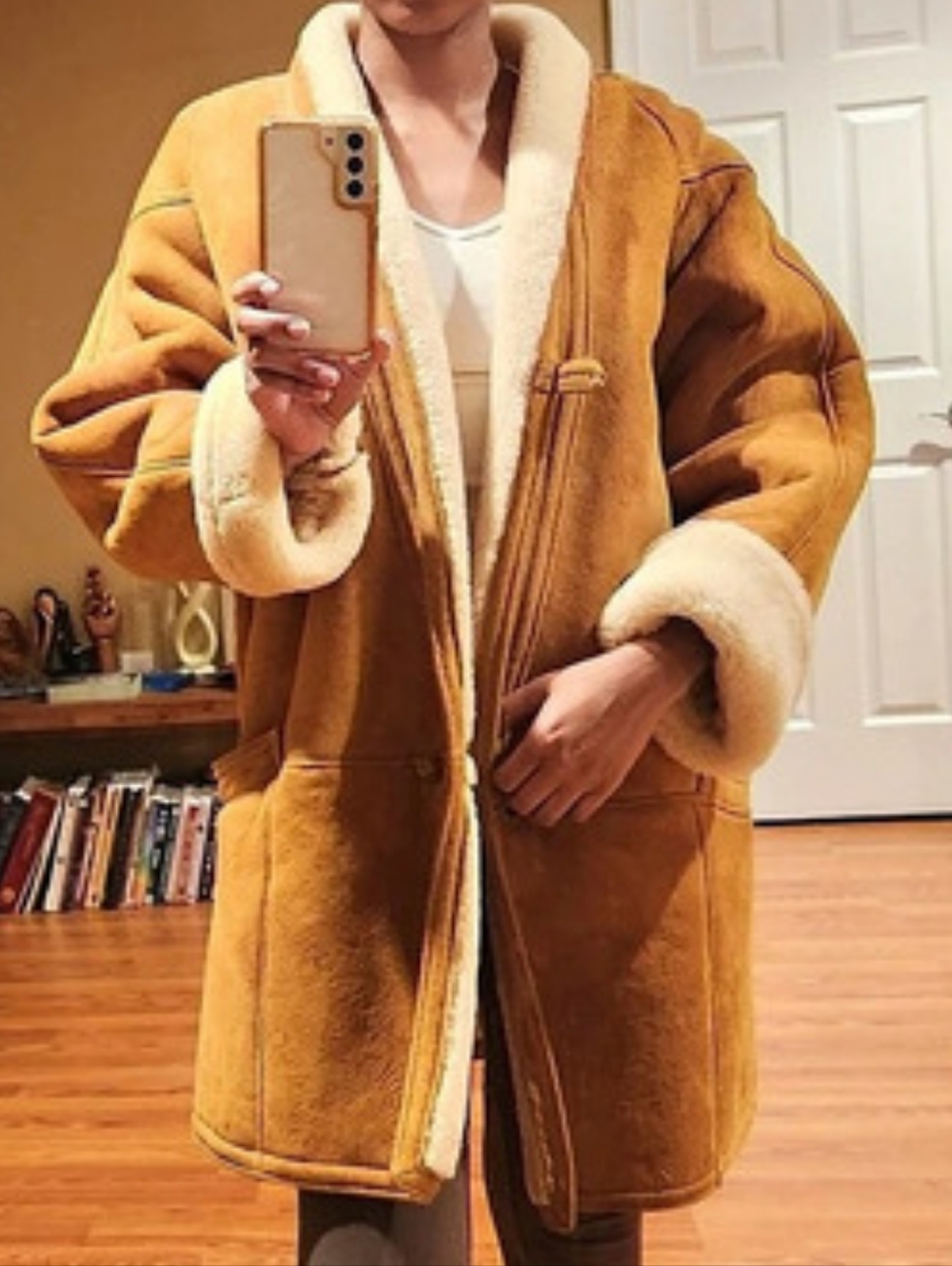 Milan Women's Genuine Shearling Coat
